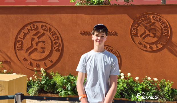 Lounis a assisté à Roland Garros