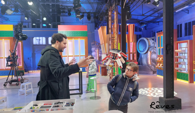 Anthony a assister au tournage de légo Master