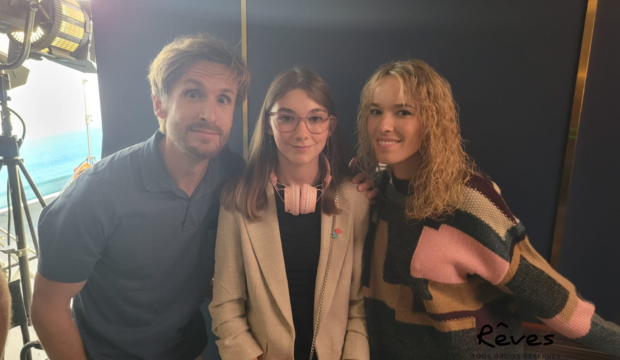 Leïa a rencontré Philippe Lacheau et a assisté à un tournage de film