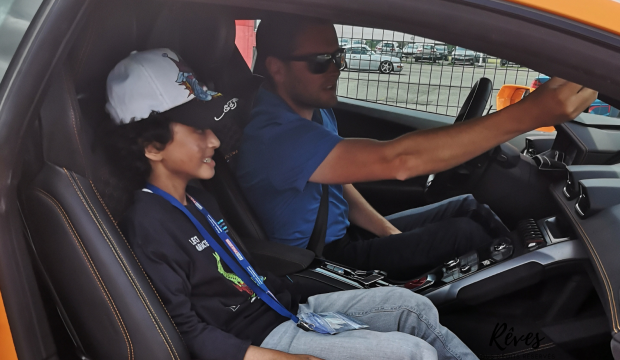 Neil a fait de la voiture sur circuit