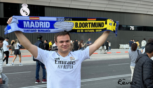 Gauthier a rencontré les joueurs du Real Madrid 