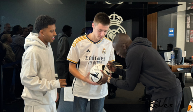 Jules a rencontré les joueurs du Real Madrid