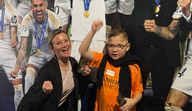 Nayann a rencontré les joueurs du Real de Madrid