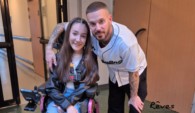 LUCILE a rencontré M. POKORA lors de son concert à Clermont-Ferrand