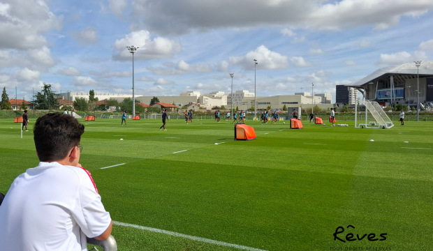 Lissandro  a rencontré les joueurs de l'Olympique Lyonnais