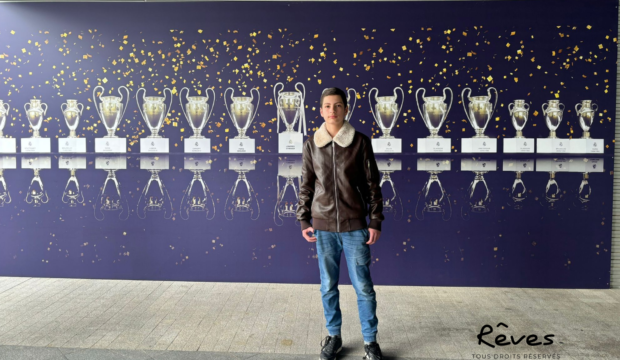 Youssef a rencontré les joueurs du Réal De Madrid