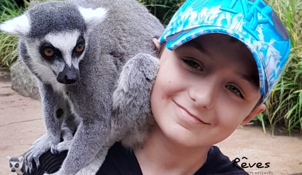 Loukas a fait un séjour au Zoo de La Flèche en famille