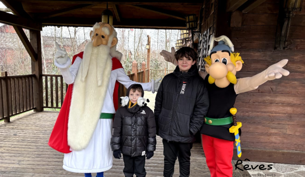 Elyas a fait un séjour au Parc Astérix