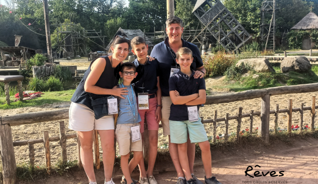 Baudouin  a fait un séjour au Puy Du Fou