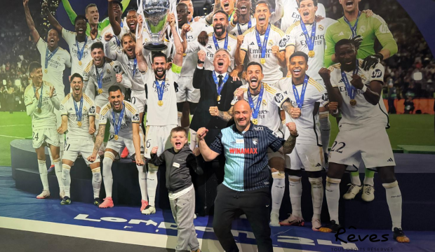 Joan a rencontré les joueurs du Real Madrid