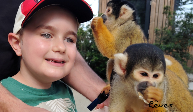 Ayden a fait un séjour au Zoo Pairi Daiza en famille
