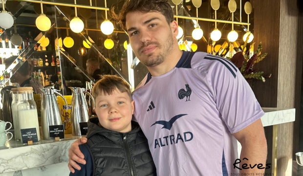 Mathéo a rencontré Antoine DUPONT