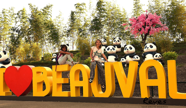 Romane a vu les pandas au Zoo de Beauval