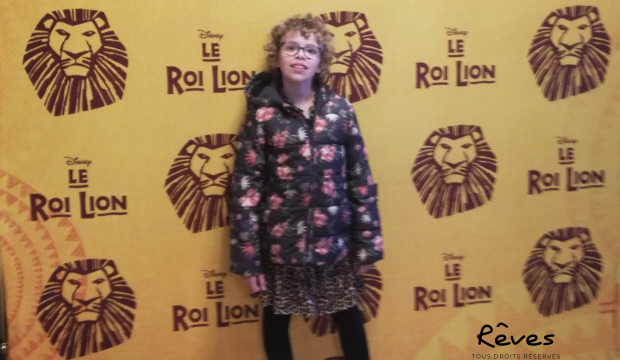 Cassie a rencontré la troupe de la comédie musicale du Roi Lion
