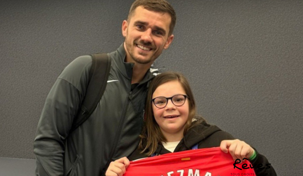 Ophélie a rencontré Antoine Griezmann
