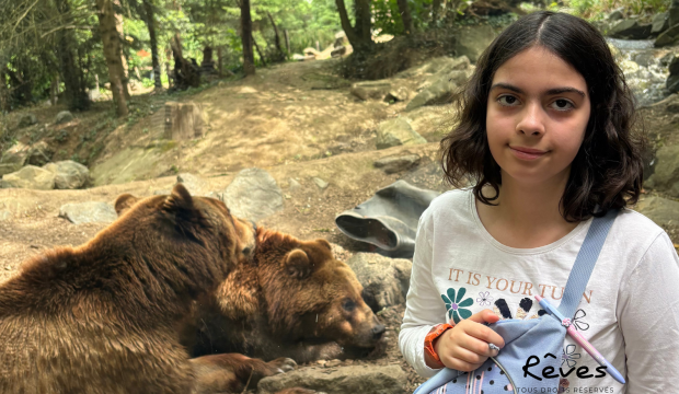Coralie a fait un séjour au Zoo de La Flèche en famille