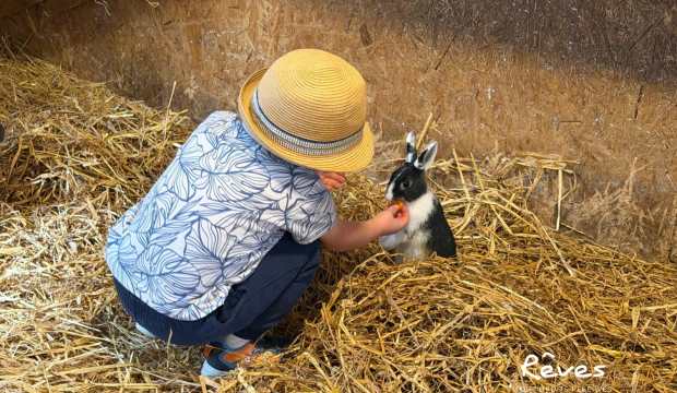 Arthur  a visité une ferme géante