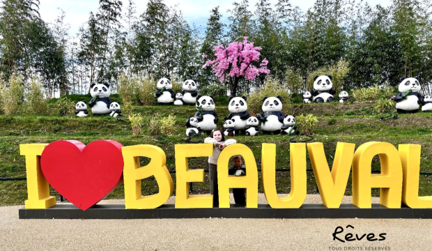 Giulia  est allée au zoo de Beauval