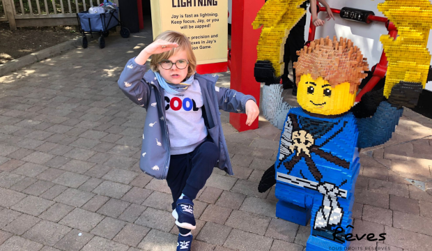 Antone a fait un séjour en famille à Legoland au Royaume Uni