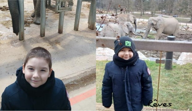 Emilio s'est occupé des éléphants au Zoo de Thoiry