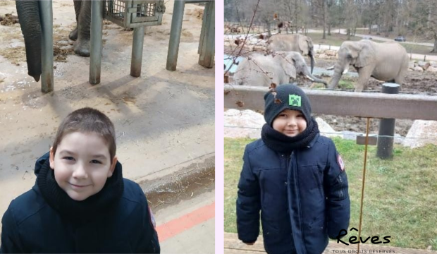 Emilio s'est occupé des éléphants au Zoo de Thoiry