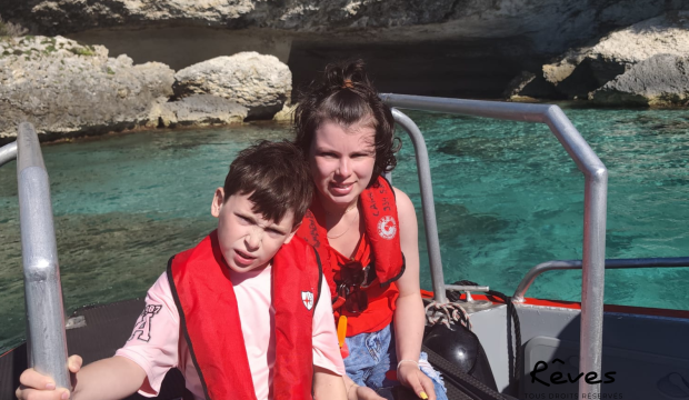 Lyna a visité la Corse en famille