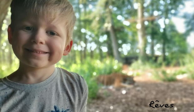 Marius  a fait un séjour au Zoo Pairi Daiza en famille