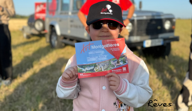 Riley a fait un vol en montgolfière