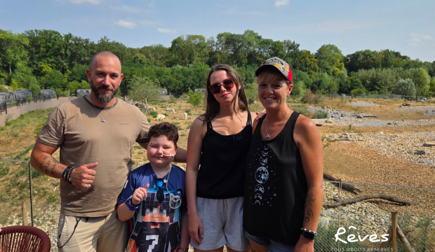 Jeyson a fait un séjour au Zoo de Thoiry en famille