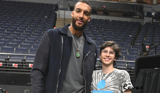 Julian a rencontré Rudy GOBERT à Minneapolis