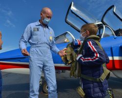 Maupertus le 12 aout 2021.
la patrouille de France 
Papier Solène