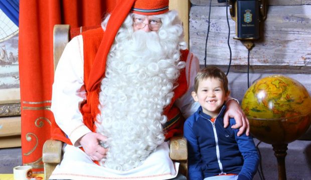 Charlie a rencontré le Père-Noël en Laponie