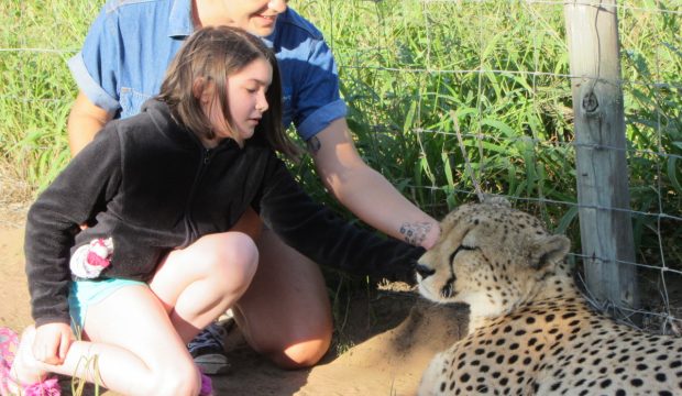 Cassandre a fait un safari en Afrique Du Sud
