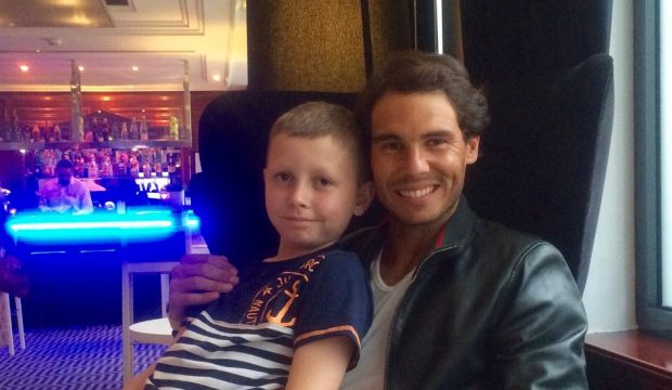 Ethan a rencontré Rafael Nadal