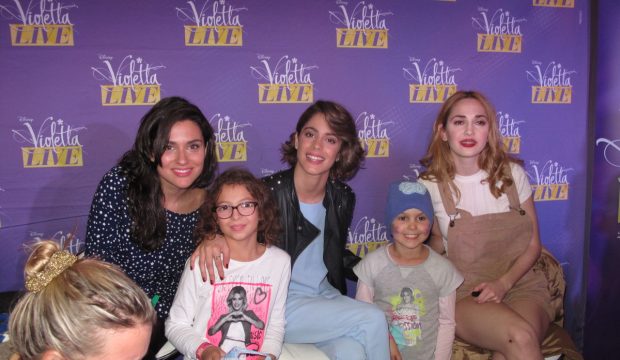 Louann a rencontré la chanteuse Violetta et assisté à son concert