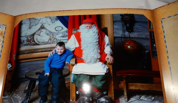 Dimitri a rencontré le Père-Noël