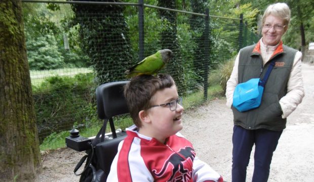 Axel a rencontré les soigneurs du zoo de Pont-Scorff