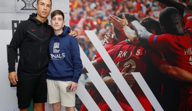 Benoît a rencontré Cristiano Ronaldo et il a assisté à un match