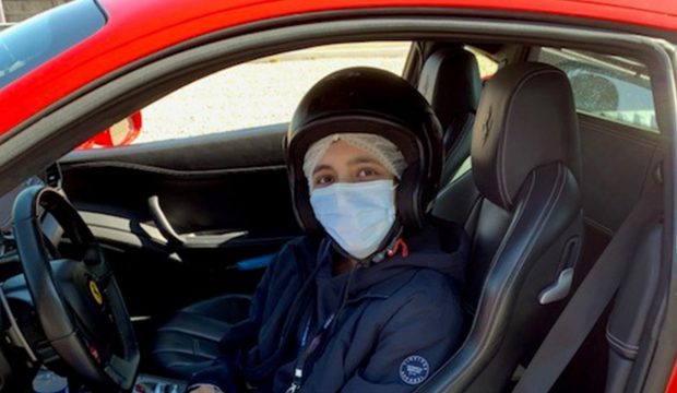 Marwaan co-pilote de Ferrari !