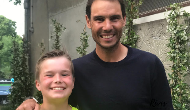 Liam a rencontré Rafael Nadal 