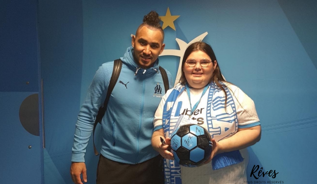 Marion a rencontré les joueurs de l'OM