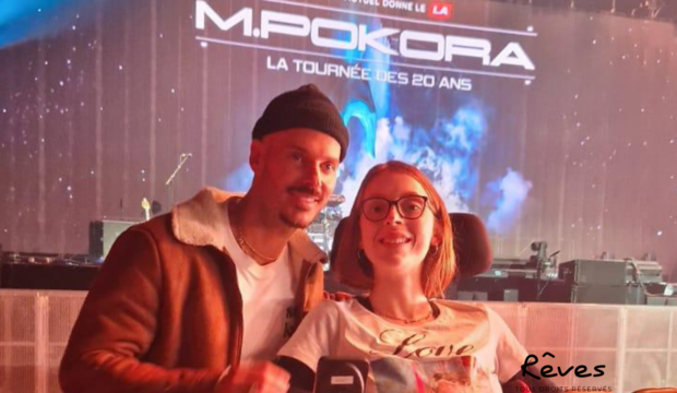 Maïlys a rencontré M. POKORA