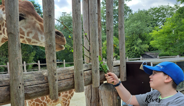 Rodolphe a fait un séjour au zoo de la Flèche