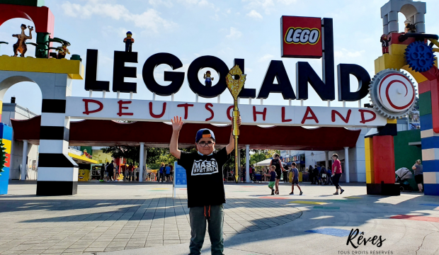 Charlie a découvert le parc Legoland en Allemagne