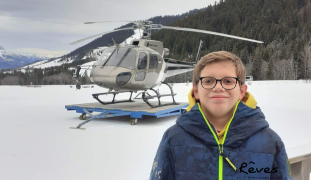 Raphaël  a effectué un vol au dessus du Mont Blanc