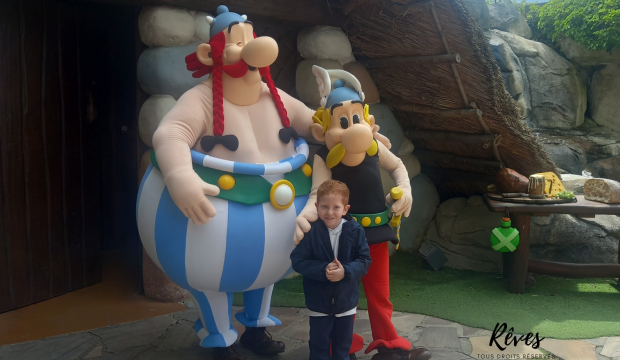 Nolan a fait un séjour au Parc Astérix