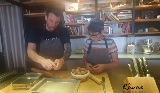 Aymeric a cuisiné avec Norbert