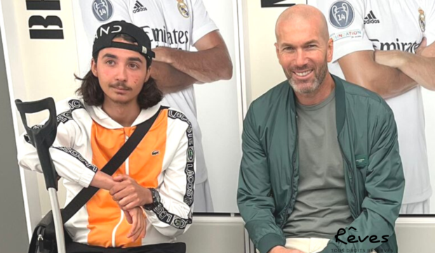 Nader a rencontrer Zinédine Zidane