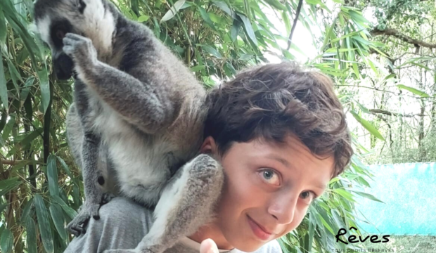 Tiago a fait un séjour au Zoo de La Flèche en famille