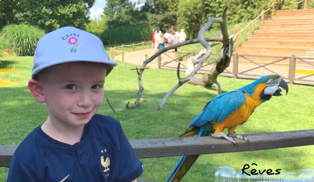 Lyam a fait un séjour au Zoo de La Flèche en famille